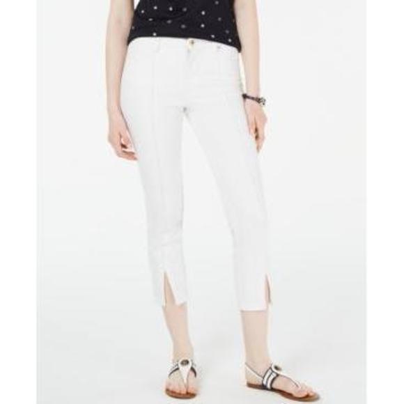 Tommy Hilfiger Denim - MSRP $80 Tommy Hilfiger Cropped Skinny Jeans White Size 14